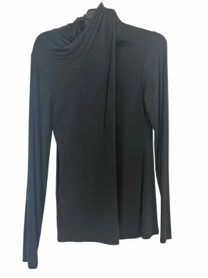 Ellie Tahari Charcoal Size M Shirt